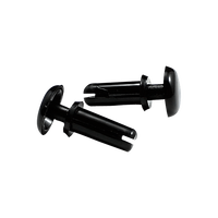 Cache-filtre purificateur d'air en plastique à rivets à pression, clip de fixation pour appareil électroménager, fixation rapide sans outil, broche en nylon noir