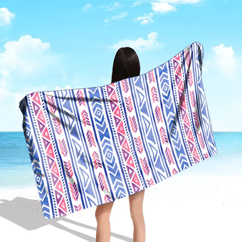 Пустые сублимированные полиэфирные и полиамидные пляжные полотенца могут быть настроены