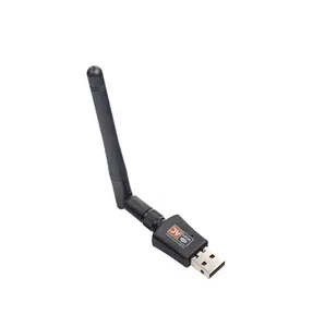 Adaptador WiFi USB inalámbrico, banda Dual de 600Mbps (2,4G/150Mbps + 5,8G/433Mbps), adaptador de red de antena Dongle USB inalámbrico para mesa