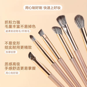 Juego de Brochas de Maquillaje LMLTOP, 15 Piezas, Pelo Sintético, Mango Largo, Brochas para Sombra de Ojos, Rubor y Polvo, Mango de Madera, CXT046 - Product Image 5