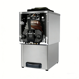 Nueva Máquina de Helado Suave Industrial Pequeña con Preenfriamiento, Capacidad de 6L, Acero Inoxidable, Autolimpieza, <span class=keywords><strong>VOKA</strong></span> VK-S8, Uso Comercial - Product Image 1