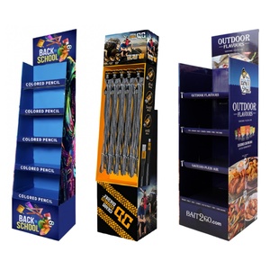 Custom Corrugated Cardboard <b>Display</b> Stand for <b>Hat</b> Skirt Umbrella Floor <b>Display</b> Rack - Product Image 6