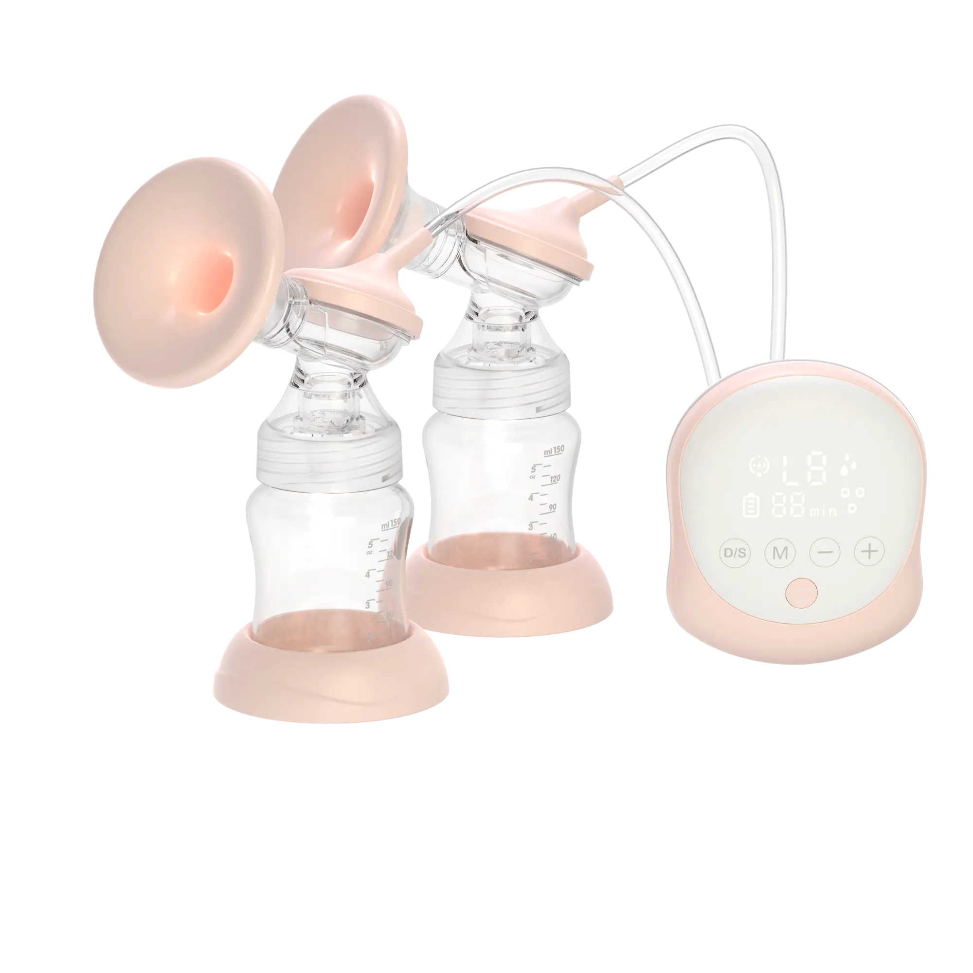 Двухсторонний молокоотсос, Электрический молокоотсос для матери, подлинный бесшумный автоматический умный молокоотсос для женщин