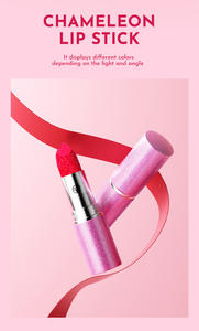 Rouge à lèvres Glam Glow 6 couleurs Chameleon Shimmer Long-Lasting Metallic Luster Multi-Purpose for Lips Eye lipstick - Product Image 5