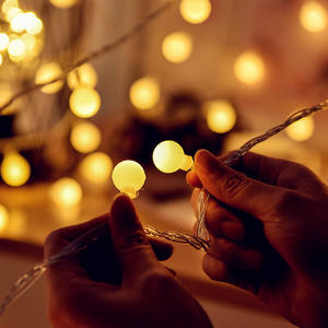 <span class=keywords><strong>Guirlande</strong></span> <span class=keywords><strong>lumineuse</strong></span> féerique à Led, <span class=keywords><strong>6m</strong></span>, 10m, boules, <span class=keywords><strong>guirlande</strong></span> de noël, pour le nouvel an 2022, décorations de noël - Product Image 6