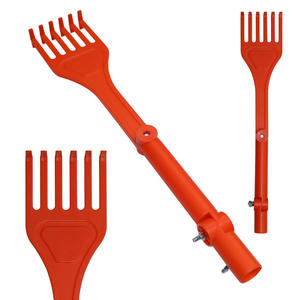 Mini-harkkop, dakgootreiniger met telescopische steel voor het verwijderen van bladeren en vuil uit dakgooten en moeilijk bereikbare gebieden - Product Image 2