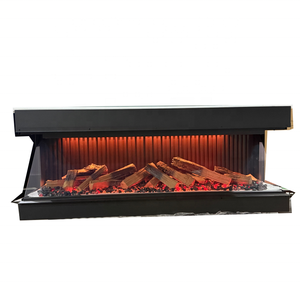 <span class=keywords><strong>Chimenea</strong></span> Eléctrica Holográfica LCD Moderna de 60 Pulgadas con Calefactor Integrado, Pantalla 4K, Acero, para Hogar y Hotel, Inglés, EE. UU. - Product Image 1