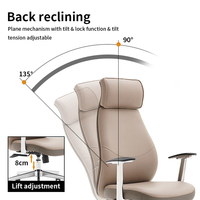 Vente en gros directement en usine Gaming Executive Chaise de bureau ergonomique en cuir réglable et pivotante personnalisée pour ordinateur