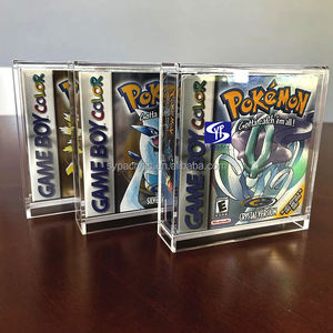 Boîte acrylique pour jeux Game Boy Advance <span class=keywords><strong>Pokemon</strong></span> - SYP Game Boy Acrylic Display All GBA <span class=keywords><strong>Pokemon</strong></span> - Jeux Game Boy Advance <span class=keywords><strong>Pokemon</strong></span> - Boîte acrylique avec couvercle coulissant inférieur - Product Image 2