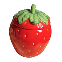 Meilleur pot à fruits en céramique écologique et non toxique, couleur personnalisée, pot de rangement pour fraises, récipient à céréales, réservoir de stockage, boîte à biscuits