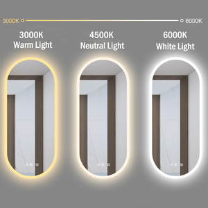 Gương Thông Minh Chống Sương Mù Vòm Phòng Tắm Gương Trang Điểm Có Đèn Nền <span class=keywords><strong>Led</strong></span> Gắn Tường Thông Minh Có Đèn Bluetooth - Product Image 6