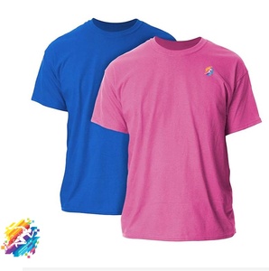 เสื้อยืดเปล่าแขนสั้นคอกลมลำลองสำหรับผู้ชาย ผ้าฝ้าย 100% คุณภาพสูง ขายส่ง รับทำโลโก้ OEM พิมพ์ลายสกรีน - Product Image 5
