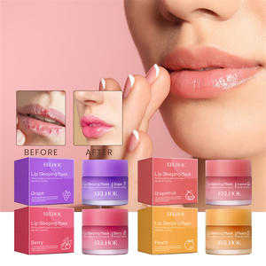 Mascarilla Labial Eelhoe de 4 Sabores: Fresa, Uva, Pomelo y Melocotón, OEM, Hidratante, Exfoliante y Nutritiva, Bálsamo Labial - Product Image 1
