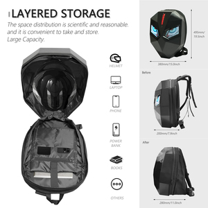 Tas Ransel Digital Layar LED Terprogram Anti Air untuk Berkendara Motor - Product Image 3