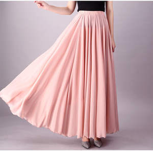 レディース 720度 シフォン スカート バレエ ジプシー ダンサー 練習着 アソート ロング ダンス スカート ウィメンズ ステージ パフォーマンス ドレス - Product Image 6