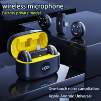 Microphone sans fil professionnel double K31 2-en-1 Plug-and-Play avec réduction de bruit pour TikTok, podcasting portable et studio musical