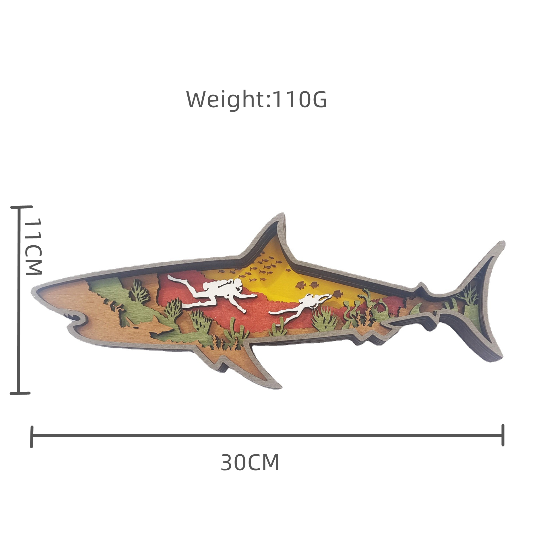 木製魚彫刻 カナダ 原住民 木製 サーモン型壁掛装飾品 62cm 壁掛けアート木彫り魚ホーム農家の装飾サメの森木彫りクラフト