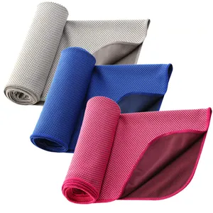 Portable Microfiber Cool Towel Custom Design Printed Fitness Outdoor Sports Cooling Towel