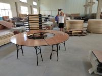 Table serpentine pliante en contreplaqué de Sinofur pour banquet