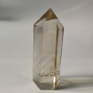 Points et baguettes de cristal de citrine naturelle de haute qualité, technique de polissage, tendance mode pour la décoration d'Halloween et du Nouvel An - Product Image 5