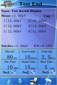 เครื่องทดสอบความทนทานต่อแรงดันไฟฟ้าของน้ำมันฉนวน MCJQ-3(80KV) พร้อมมาตรฐาน IP55 และกำลังไฟ 200 วัตต์ - Product Image 4