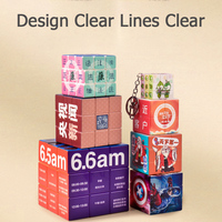 OEM personnalisé 2x2 3x3 4x4 Publicité UV Cube Magique Cadeaux Jouets Lisse 3D SpeedCube Vitesse Puzzle Cubes Jouet