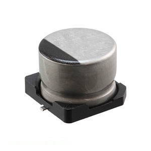 Condensateur SMD UUB1A101MCL1GS 100 µF 20 % 10 V à montage en surface, canal fabricant - Product Image 1