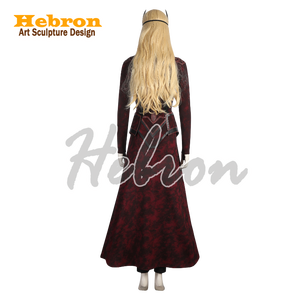 Trajes de Cosplay Personalizables de <span class=keywords><strong>Bruja</strong></span> Escarlata (Scarlet Witch) de Película y TV, Conjunto Completo, Unisex para Adultos, Estilo Gabardina, para Actuaciones Escénicas y Uso Personal - Product Image 4