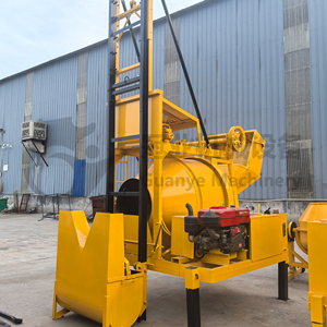 Nâng trống TRỘN BÊ TÔNG xoắn ốc lưu thông bê tông xi măng trống trộn DIESEL điều khiển máy trộn bê tông - Product Image 1