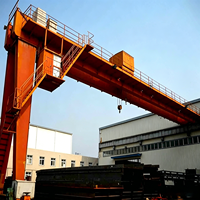 Grue semi-portique à double poutre de type BMG de qualité supérieure, électrique, à commande en cabine, 30 tonnes, 50 tonnes, 100 tonnes, 200 tonnes