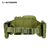 Article chaud Nylon 5-en-1 Combat Camouflage Ceinture de travail Équipement tactique multifonction pour les chasseurs et les amateurs de plein air