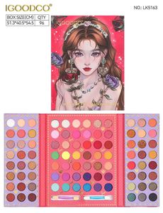 IGOODCO 新90色プリンセスガール柄アイシャドウパレット マットパールマルチカラーメイク - Product Image 2