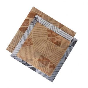 กระดาษห่ออาหารเกรดพรีเมียมสำหรับขายส่ง ราคาถูก กระดาษฟอยล์อลูมิเนียมกันไขมันสำหรับแซนวิช กระดาษห่อของขวัญกันไขมัน - Product Image 1