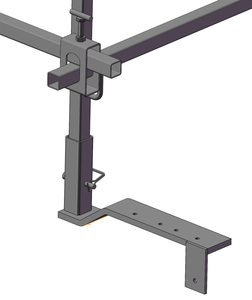 Linyiqueen nhà bảo vệ lan can nhôm chu vi cạnh mái nhà an toàn mùa thu bảo vệ hệ thống giàn giáo - Product Image 3