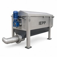Filter Drum Putar Silinder Horizontal untuk Penyaringan Halus Limbah Pabrik Kimia