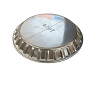 Base à gâteau ronde à bords cannelés dorés, jetable, résistante à l'huile, pour mousse, pâtisserie, dessert, qualité alimentaire, pour boulangerie