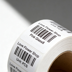 Waterdichte en krasbestendige thermische etiketpapier zelfklevende sticker voor supermarkt verzendverpakkingen - Product Image 1