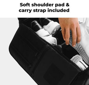 Sac de sport pour baskets d'usine avec 3 séparateurs réglables, sacs de sport, sacs à chaussures pour les voyages - Product Image 5