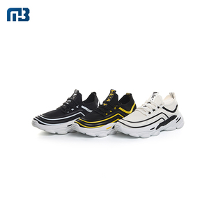 Stock Lotes Venta al por mayor Personalizado Negro Blanco Superior Cómodo Hombres Calzado deportivo casual - Product Image 6