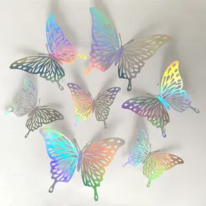 Self Adhesive 3D Wall Paper Sticker Butterfly Wall Stickers Home Decoration