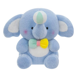 Figurine d'éléphant acrobatique de cirque mignon petit éléphant en peluche pour jouer au coucher oreiller câlin poupée apaisante avec coton PP - Product Image 1