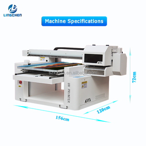 LC-6090 плоский УФ-принтер, маленькая печатная машина 5060, корпус мобильного телефона, металлический кристалл, стандартная цилиндрическая чашка, автоматический цвет pr - Product Image 3