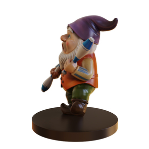 Statua di Gnomo Divertente in Resina Personalizzata, Decorazione da Giardino, Figurina Espressiva di Nano Dipinta a Mano, Novità in Poliresina OEM all'Ingrosso - Product Image 3