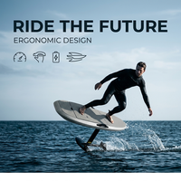 Nouveau modèle 2026 8KW Planche de surf électrique Efoil en fibre de carbone, personnalisable avec logo, certifiée CE ROHS IN38.3, en promotion