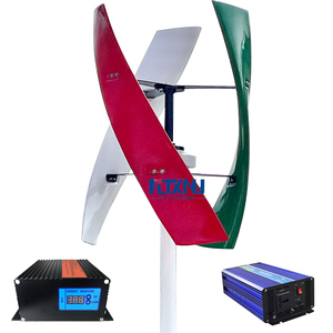 Générateur éolien vertical 500W 12V 24V 1KW, petit éolien domestique avec contrôleur - Product Image 1