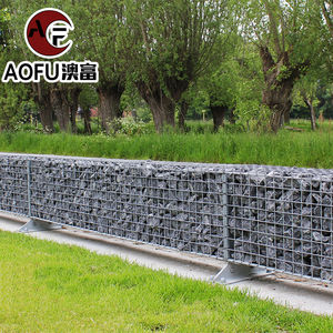 Panier en maille de Gabion de haute qualité avec <span class=keywords><strong>pierre</strong></span> remplie 2x1x1 boîte de jardins décoratifs Gabions <span class=keywords><strong>pierre</strong></span> Cage blocs de mur de soutènement - Product Image 6