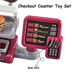 Ensemble <span class=keywords><strong>de</strong></span> <span class=keywords><strong>jeu</strong></span> pour enfants avec <span class=keywords><strong>caisse</strong></span> <span class=keywords><strong>enregistreuse</strong></span>, <span class=keywords><strong>jeu</strong></span> <span class=keywords><strong>de</strong></span> cuisine, restaurant, pizzeria, burger, café, boutique, jeux - Product Image 6