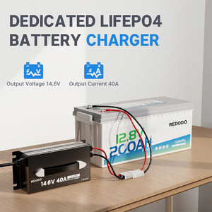 14.6V 40A 100-240V AC LiFePO4 Battery Charger With Built-in Cooling Fan Multiple Protections For Lithium Energy Storage - Product Image 4