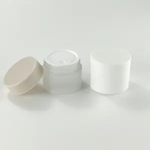 Double Walls Mini Size PP Cream Jar 10g 20g Plastic Skincare Packaging Eye Cream Solid Blush Container