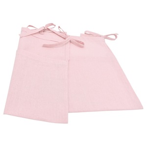 Organizador Suspenso Multifuncional de Linho com Dois Compartimentos para Berço de Bebê, Armário e Guarda-Roupa, Bolsos para Roupas de Berçário - Product Image 5
